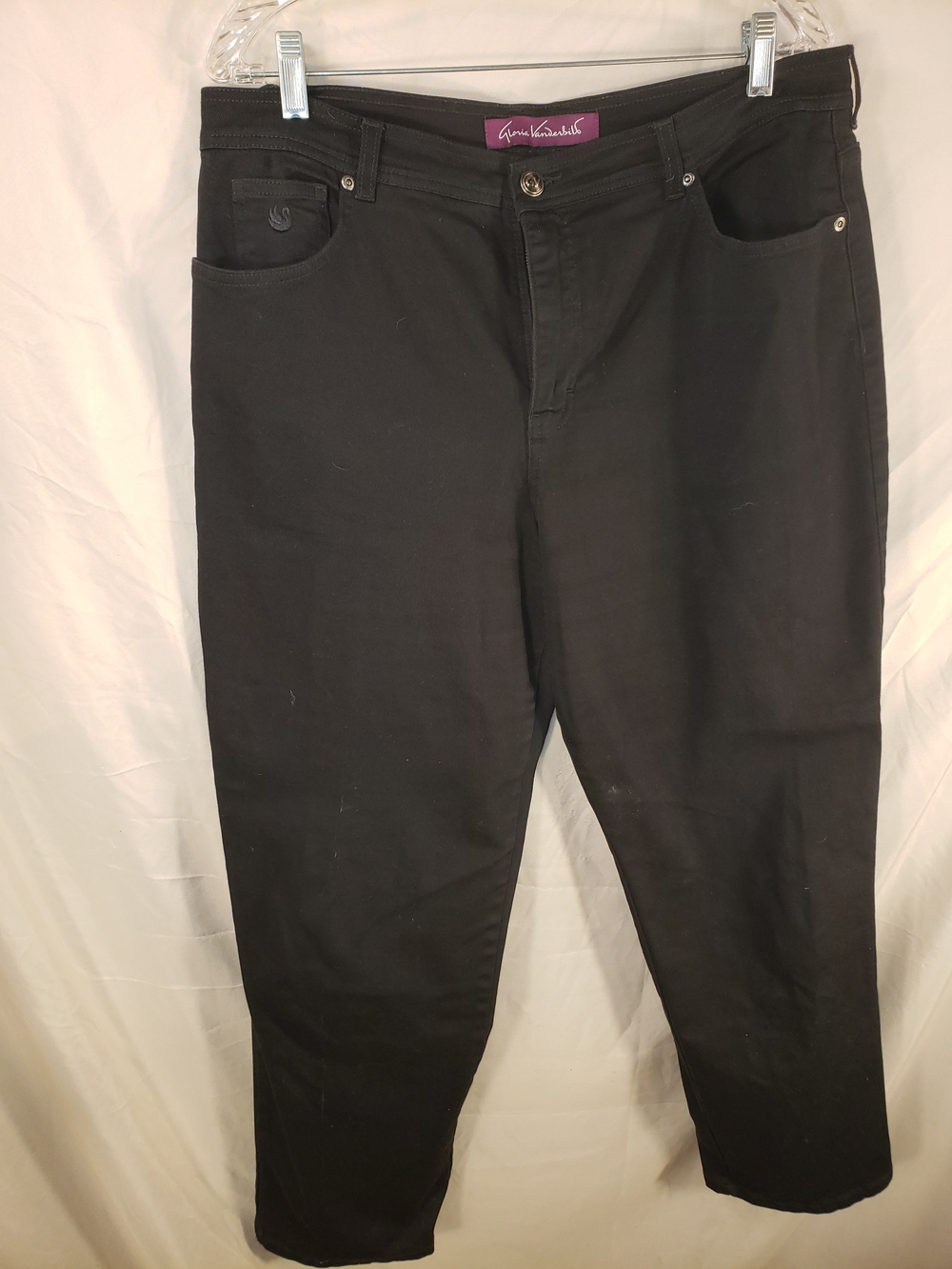 Gloria Vanderbilt Black Ankle Crop Jeans